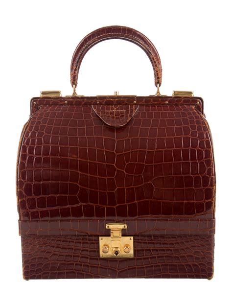 vintage hermes crocodile bag